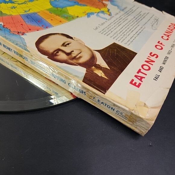 1953-1954 Eaton’s Fall And Winter Catalogue Some Rips Read OVERSIZED BOOK! - Picture 6 of 16